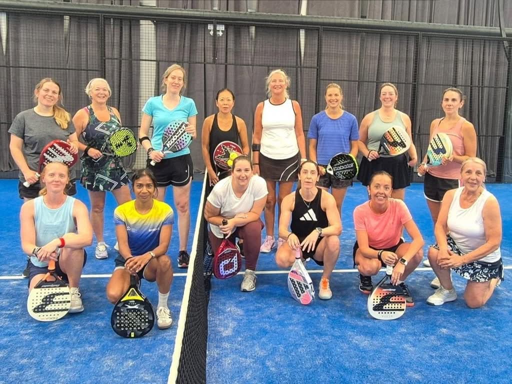 padel players at the rally collective fleet
